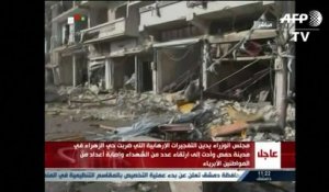 Syrie: au moins 46 morts dans un double attentat à Homs (ONG)