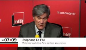 Stéphane Le Foll : "Dans une économie, la clé c'est la confiance entre les acteurs"