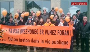 Vannes. Manifestation de soutien au militant de la langue bretonne