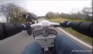 Humiliation d'un motard