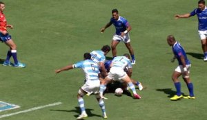 L'Argentine bat les Samoa sur une passe de football américain