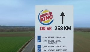 BURGER KING répond à la provocation de la pub McDonald's