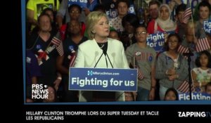 Hillary Clinton triomphe lors du Super Tuesday et tacle les Républicains (vidéo)