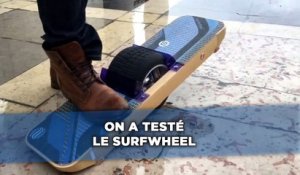 On a testé le Surfwheel, le skate mono roue