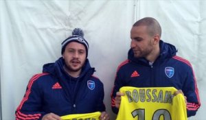 Dorian Lévêque et les footballeurs se mobilisent pour l'ASSOCIATION TRISOMIE 21 Côtes d'Armor  50 maillots