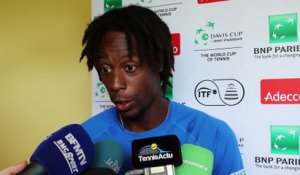 Coupe Davis 2016 - Gaël Monfils : "Avec Yannick Noah, on a kiffé"