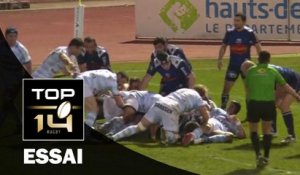 TOP 14 – Racing 92 – Agen : 38 - 13 – Essai 1 Virgile LACOMBE (RAC) – J17 – saison 2015-2016