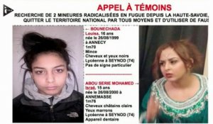 Appel à témoins: deux mineures radicalisées recherchées