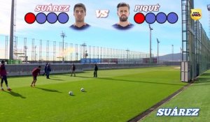 Le duel technique entre Suarez et Piqué