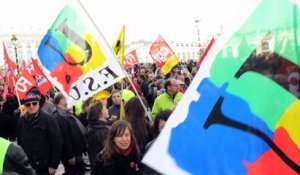 Manifestation dans Nancy contre le projet de loi sur le travail