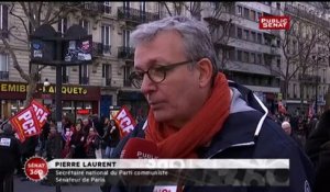Manifestation contre la loi Travail : « un mouvement très fort » selon Pierre Laurent