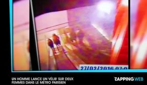 Un homme jette un Velib sur deux femmes dans le métro parisien (vidéo)