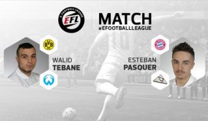 eSport - E-Football League : le résumé du match entre Walid Tebane et Esteban Pasquer