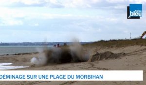 JOURNAL DE LA MER | Opération déminage sur une plage du Morbihan