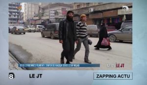 Deux Syriennes filment la ville de Raqqa avec caméra cachée sous leur niqab