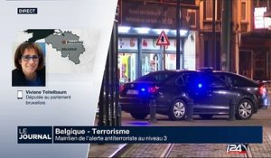 Maintien de l'alerte terroriste au niveau 3 à Bruxelles avec Viviane Teitelbaim, député au Parlement Bruxellois