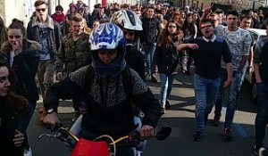 Bayeux : 300 étudiants contre la Loi Travail