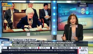 Les tendances à Wall Street: "Le mandat de Janet Yellen consiste à trouver un facteur de stabilité et à éviter le chaos", Julie Jourdan - 17/03