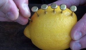 Faire du feu avec un citron