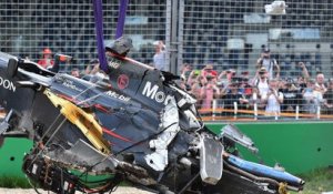 Alonso victime d'un terrible crash CANAL+ Sport