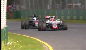 Crash Fernando Alonso GP Australie (20-03-2016)