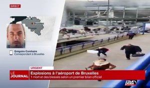 Explosions à l'aéroport de Bruxelles : 1 mort et des blessés selon un premier bilan officiel