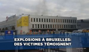 Explosions à Bruxelles: Des victimes témoignent