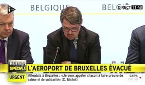 Belgique : l'une des explosions de l'aéroport "probablement provoquée" par un kamikaze