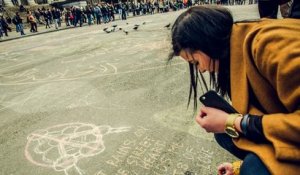 Les habitants de Bruxelles livrent un message plein d'amour au monde