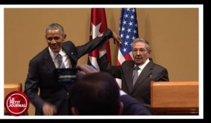 Barack Obama rencontre Raùl Castro à Cuba - Le Petit Journal du 22/03 - CANAL +