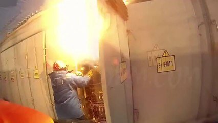 Une Armoire Electrique Prend Le Feu Dans Une Centrale Russie Sur Orange Videos