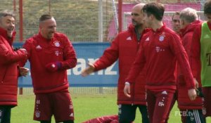Franck Ribéry régale à l'entraînement du Bayern Munich