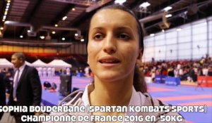 CFKarate 2016 - Sophia Bouderbane analyse sa compétition