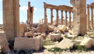 Les ruines de Palmyre, après l'occupation de l'EI