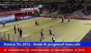 Finale tir progressif Masculin, France Tirs, Sport Boules, Dardilly 2016