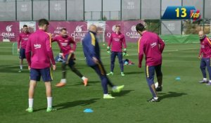 Zap Foot du 7 avril: Le toro ludique des joueurs du Barça, entraînement spécial coordination à Arsenal etc.