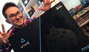 Le HTC Vive est arrivé chez Gameblog ! Vivez son Unboxing en vidéo