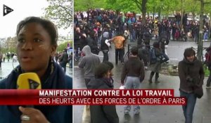 Manif 9 avril : "On a décidé de ne pas se dissocier de ce que vous appelez les casseurs"