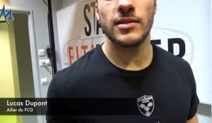 Réaction de Lucas Dupont après FCG-Connacht