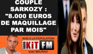 COUPLE SARKOZY - 8.000 EUROS DE MAQUILLAGE PAR MOIS !