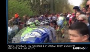 Paris – Roubaix : Un coureur à l’hôpital après avoir été percuté par une moto (vidéo)