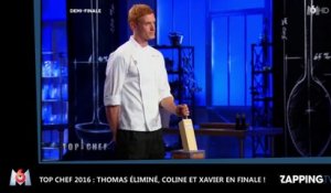 Top Chef 2016 : Thomas éliminé, Coline et Xavier en finale !