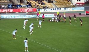 SITE OFFICIEL STADE MONTOIS RUGBY - 1ER ESSAI S. TOKULA - ALBI vs STADE MONTOIS