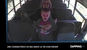 Une conductrice d'un bus sauve un petit garçon de l'étouffement (Vidéo)