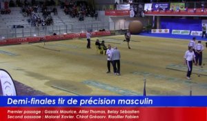 Demi-finales tir de précision masculin, 1er passage, France Tirs, Sport Boules, Dardilly 2016