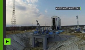 Time lapse de l'installation du lanceur Soyouz sur le cosmodrome de Vostotchny
