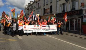 Manifestation au Mans contre la loi El Khomri