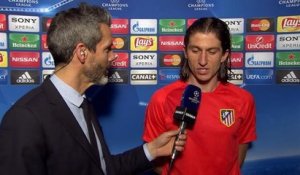 Champions League - Interview Filipe Luis - Les réactions de Filipe Luis