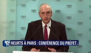 Manifestations: le préfet de police de Paris dénonce des "violences inqualifiable"