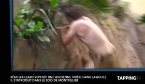 Rémi Gaillard sème la panique dans le zoo de Montpellier (Vidéo)